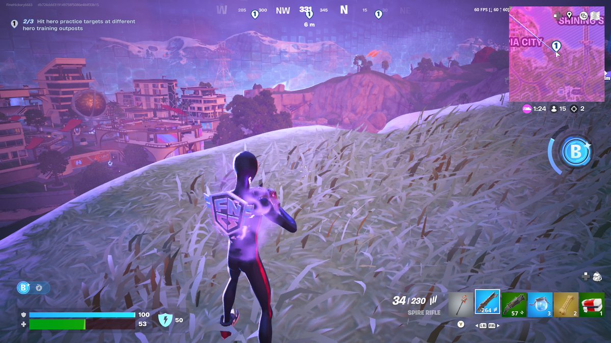 MarisPodegrads's tweet photo. Hey @FortniteStatus when i trying to do the quest "hit hero practice targets at different hero training outposts" there are not there pls fix it https://t.co/6SzVOezlKg