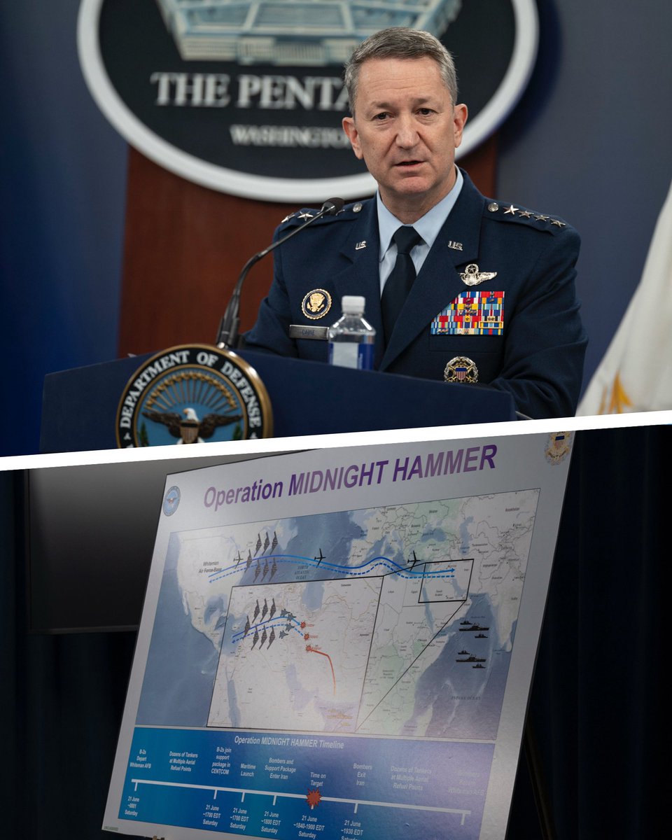 “The United States has conducted an operation which eliminated three Iranian nuclear facilities”.

Statement Available at lcplscottfnd.org/statements