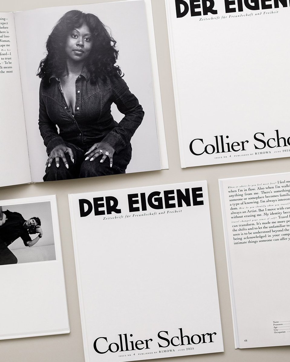Launching today for Pride Month — ’Der Eigene’ by Collier Schorr and #RIMOWA is a powerful visual reflection on queer identity and the presence it commands. 

Pick up a free limited-edition copy at Andreas Murkudis Berlin, Yvon Lambert Paris, Climax London and Bookmarc NYC.