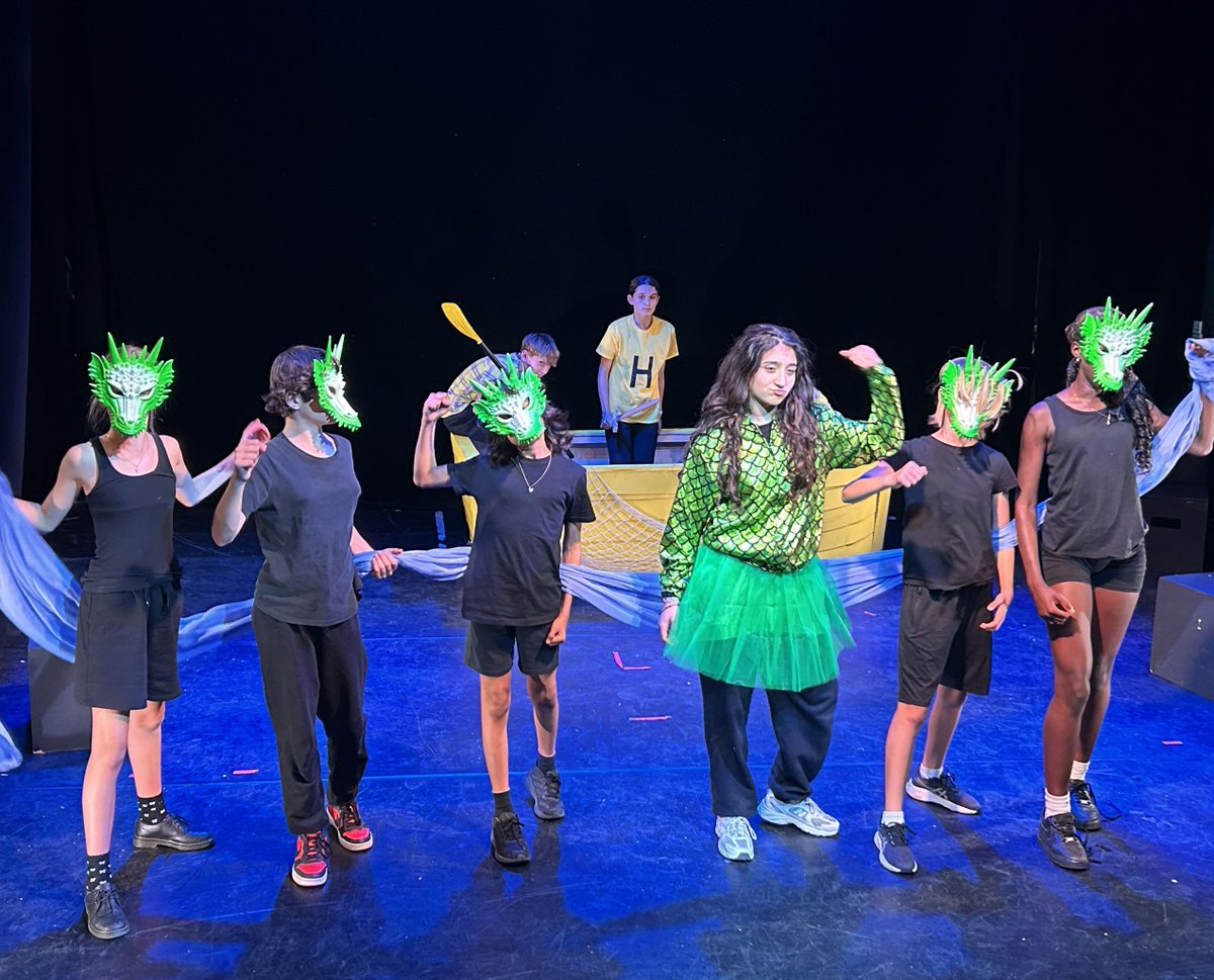 Sending good luck wishes to Year 7-8 pupils performing and working backstage in an adaptation of Homer’s ‘The Odyssey’ over the next three nights in our Drama studio. Young Telemachus is on a journey to find his father &amp; encounters sea creatures, a cyclops &amp; talking sheep!