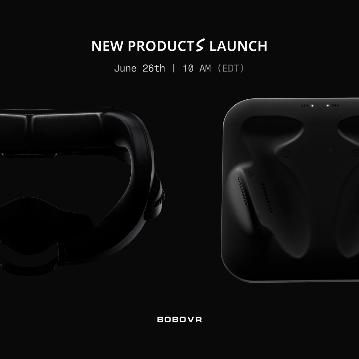 bobovr_official's tweet image. Mark your calendars: June 26th, 10 AM (EDT).
We know, it’s been a wait. We’ve got stories to tell, but for now: It&apos;s here.
And yes — we’ve got a sweet early bird price for you.

P.S. More than one product is dropping. 😉