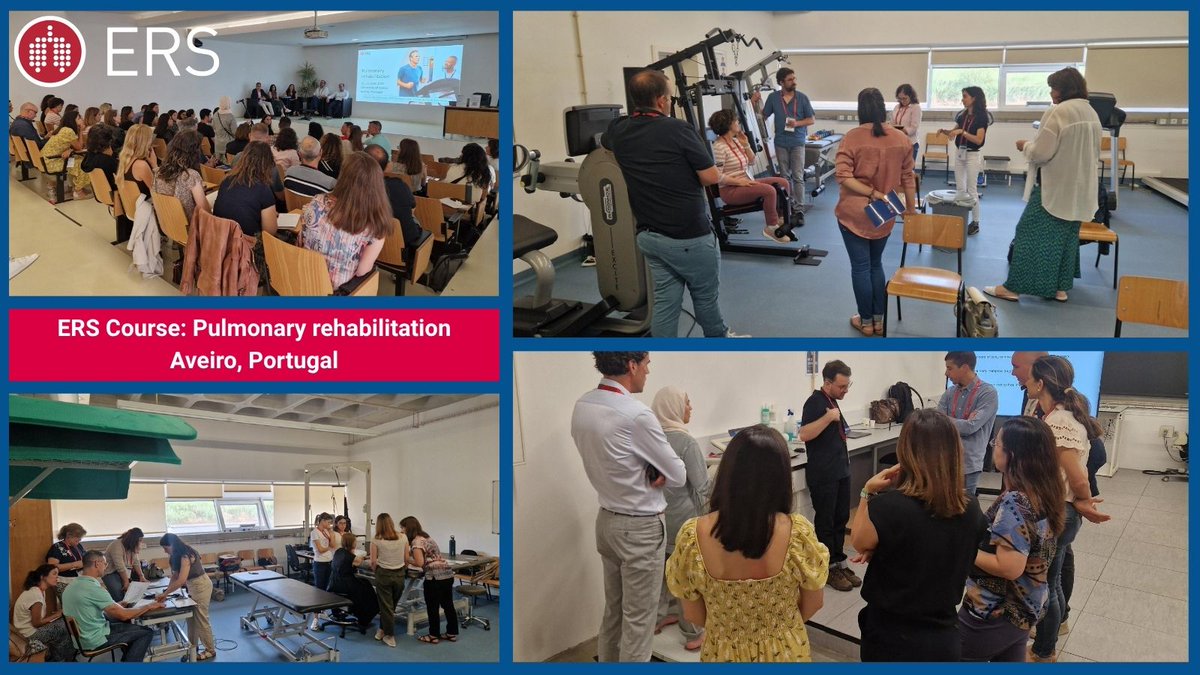We had a very successful first day at the pulmonary rehabilitation course yesterday!

This course offers hands-on workshops, discussions and more to provide the latest insights into pulmonary rehabilitation.

Learn more about future ERS Courses: bit.ly/3SyKAUV