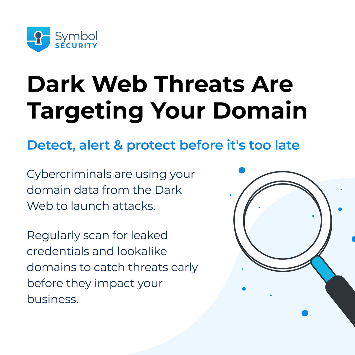 Symbol_Security's tweet image. Your domain could be monitored by cybercriminals without your knowledge.
Regularly check the Dark Web to spot compromised credentials or lookalike domains before they’re used in an attack. 🔍
Early detection means stronger protection.🛡️
#CyberSecurity #DarkWeb #Threats