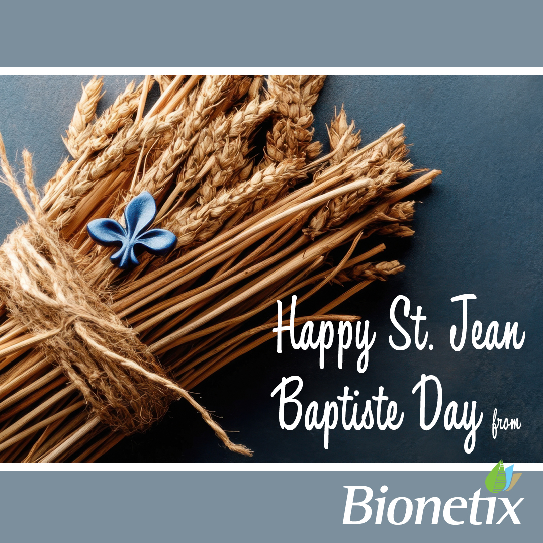 Happy Saint-Jean-Baptiste Day!

Bionetix® is proud to celebrate Québec’s heritage and vibrant culture. Wishing everyone a joyful and safe Fête nationale! 🌿

#SaintJeanBaptiste #FêteNationale #Bionetix #QuébecPride #EcoSolutions