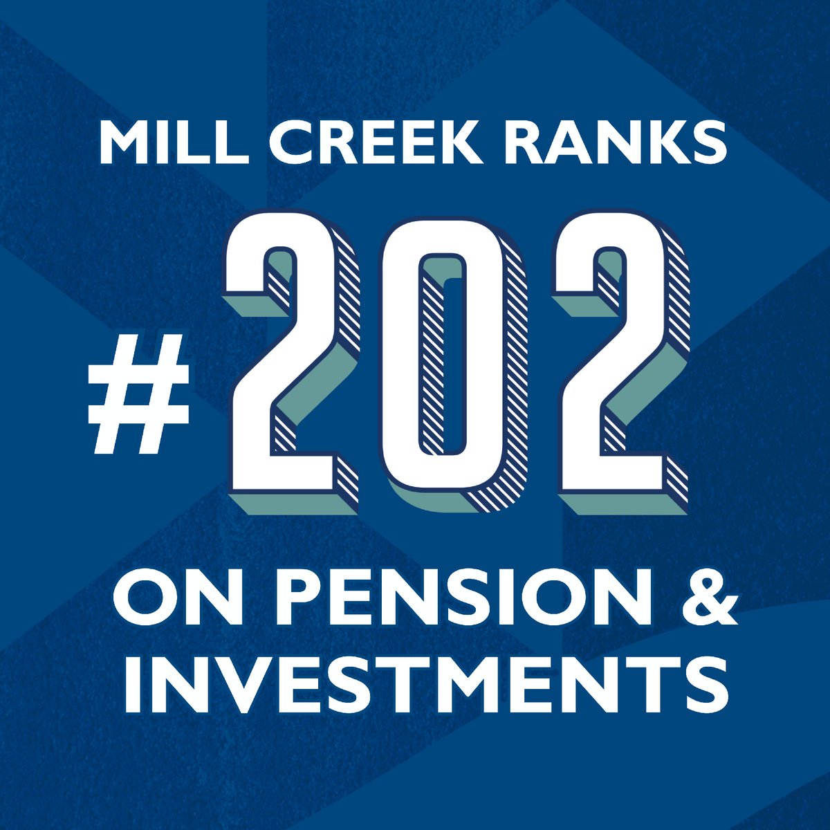 MillCreekRes's tweet photo. Mill Creek Residential has been recognized as one of the top money managers worldwide in 2025 (as ranked by total global institutional assets under management) by Pensions &amp; Investments, climbing to #202, up from #209 the previous year.

We’re proud to serve as a trusted... https://t.co/8hdzJzlWfY
