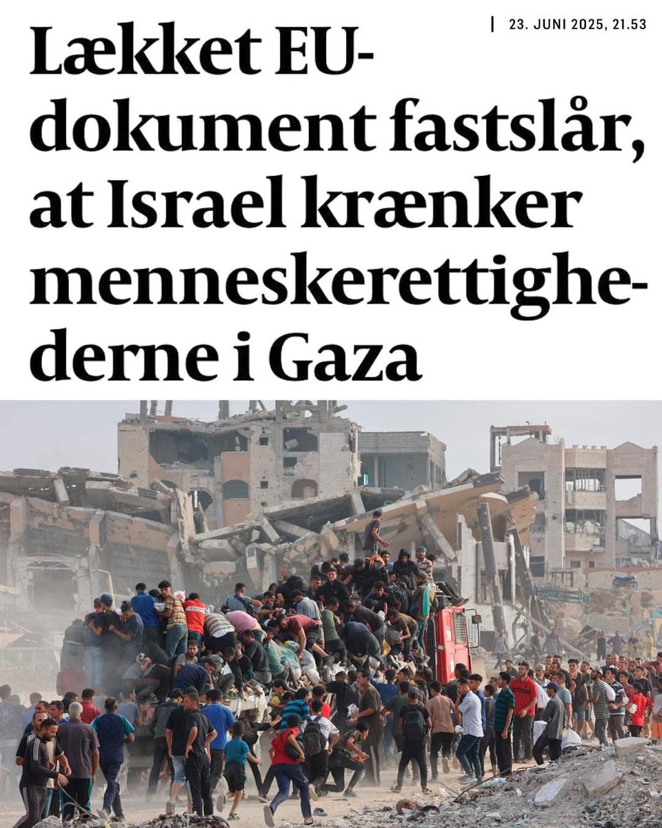 Hvorfor handler EU ikke, når deres egen rapport dokumenterer Israels systematiske krænkelser af menneskerettighederne i #Gaza?

Sanktioner mod Israel må ikke længere være et tabu, men et nødvendigt redskab for at sikre, at associeringsaftalen ikke blot bliver en tom paragraf, når