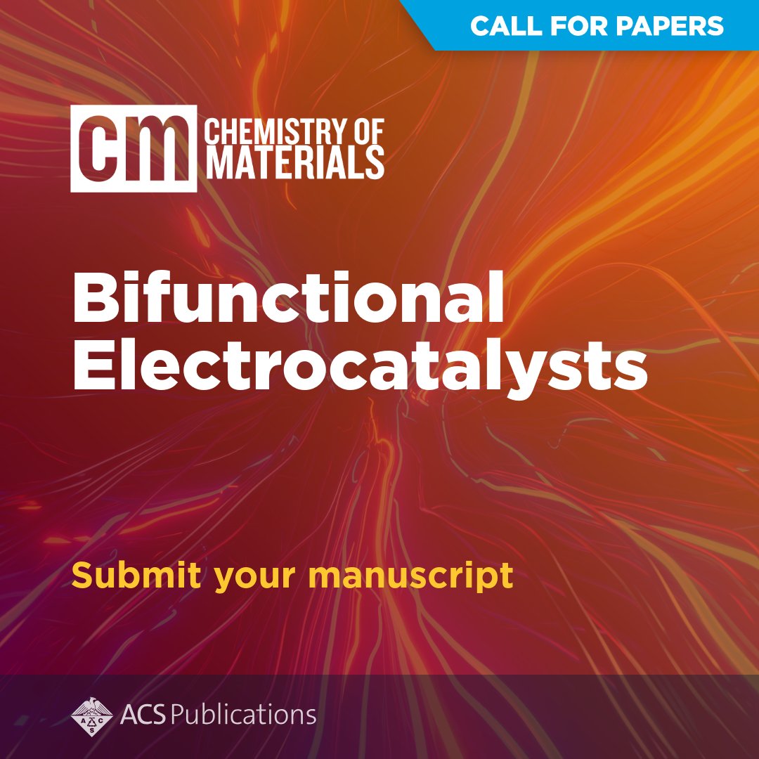 This Special Issue aims to provide a platform for the scientific community to showcase their high-quality research in the development of bifunctional electrocatalysts. 
Submit your manuscript by December 31, 2025.

Submit your research 👉 go.acs.org/cMj