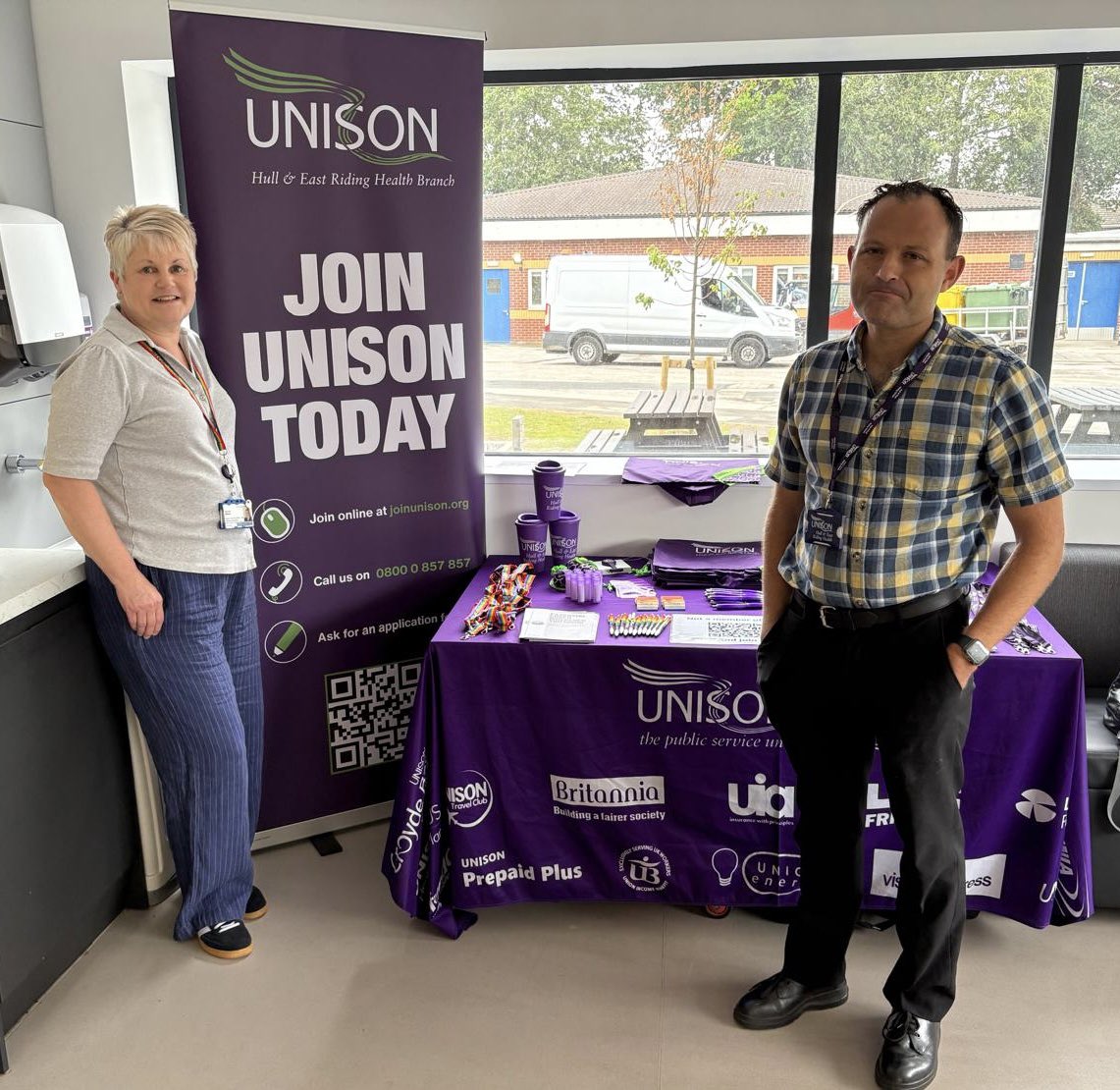 Unison Hull & East Riding Health ๐ (@unisonherhealth) on Twitter photo Did you know 50% of staff called to an NMC Fitness to Practice hearing donโt have representation because they arenโt members of a trade union?! ๐ฑ
Join <a href="/unisontheunion/">UNISON - UK's largest union</a> today, and ensure you have the advice, support and representation when you need it.
join.unison.org.uk Did you know 50% of staff called to an NMC Fitness to Practice hearing donโt have representation because they arenโt members of a trade union?! ๐ฑ
Join <a href="/unisontheunion/">UNISON - UK's largest union</a> today, and ensure you have the advice, support and representation when you need it.
join.unison.org.uk