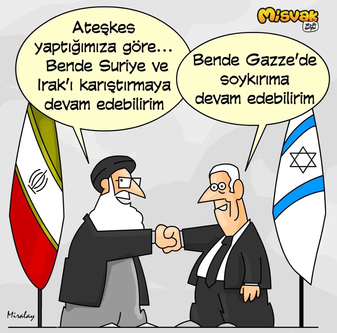 İran ve İsrail #ateskes ilan eder…