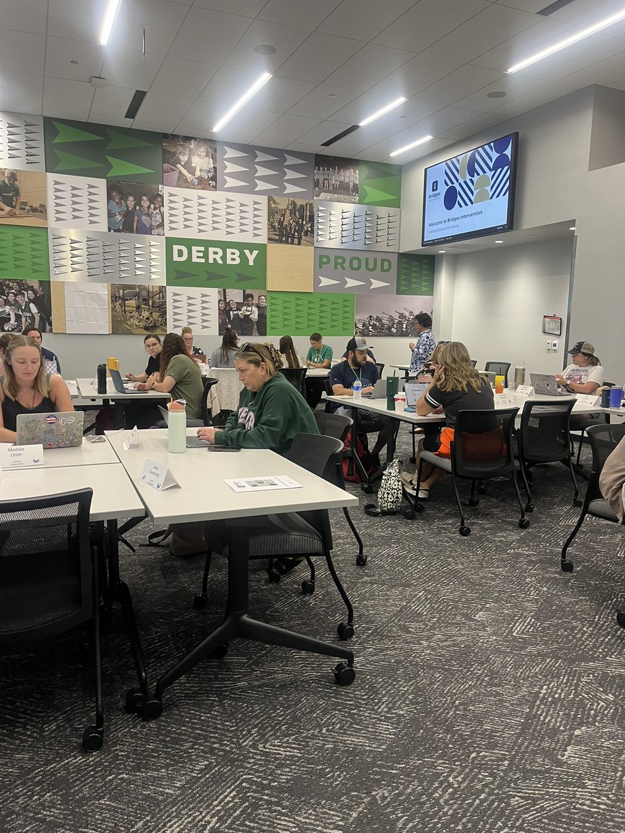 Excited teachers here early to attend our summer  Math Bridges training to provide intervention support for our elementary students!