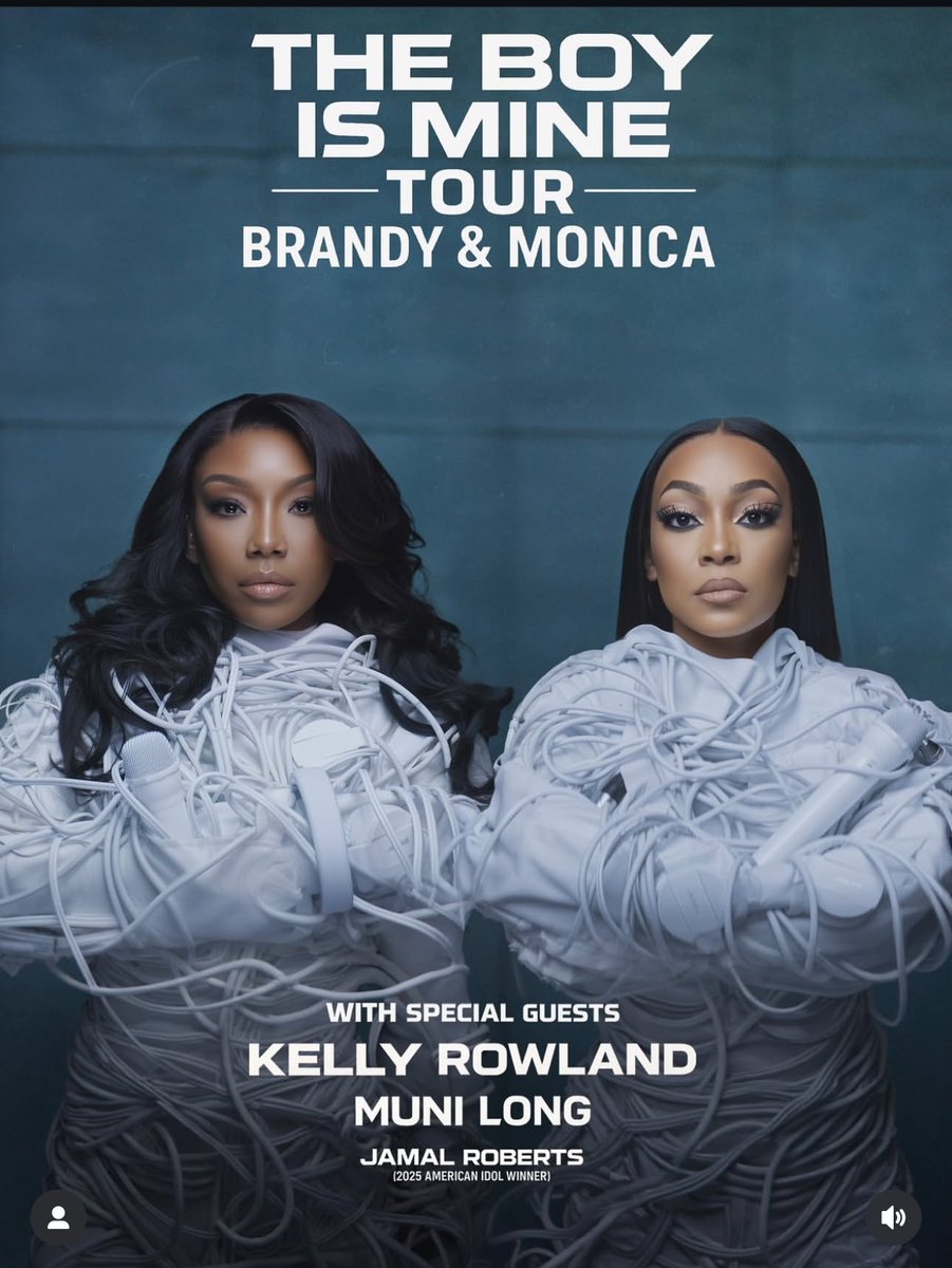 InquisitiveCEnt's tweet image. Let’s gooooo! The Boy Is Mine tour with #Brandy & #Monica is officially announced.
#KellyRowland, #MuniLong and #JamalRoberts will be the supporting acts.