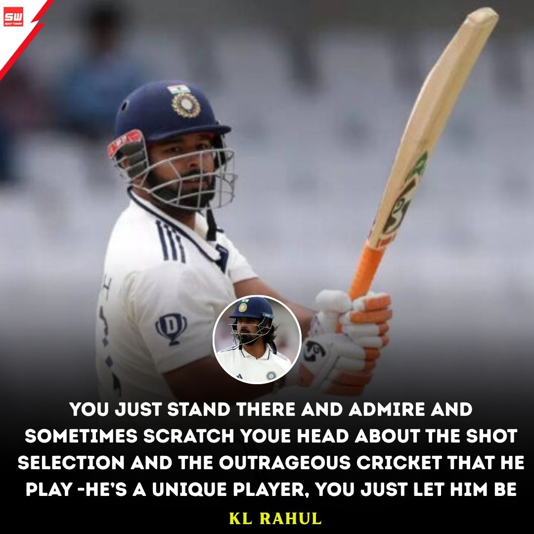mysportswiz's tweet photo. You just let him be! – KL Rahul on Rishabh Pant
Unpredictable. Fearless. One of a kind.
Pant’s flair with the bat leaves even teammates in awe!
https://t.co/pHmnsb7h3L
#INDvsEND #IndianCricket #Dhoni #DilipDoshi #Blazers #Estevao #AlejandroGarnacho #Jrue #DerrickWhite #Tatum #Simons #Headingley #Portland #Speedy #Darwin #Bumrah #Siraj #England #LuisSuarez #Simeone #Kross #RohitSharma #InterMiami #ceasefire #Qatar #DivineBud #Doha #Sportswiz