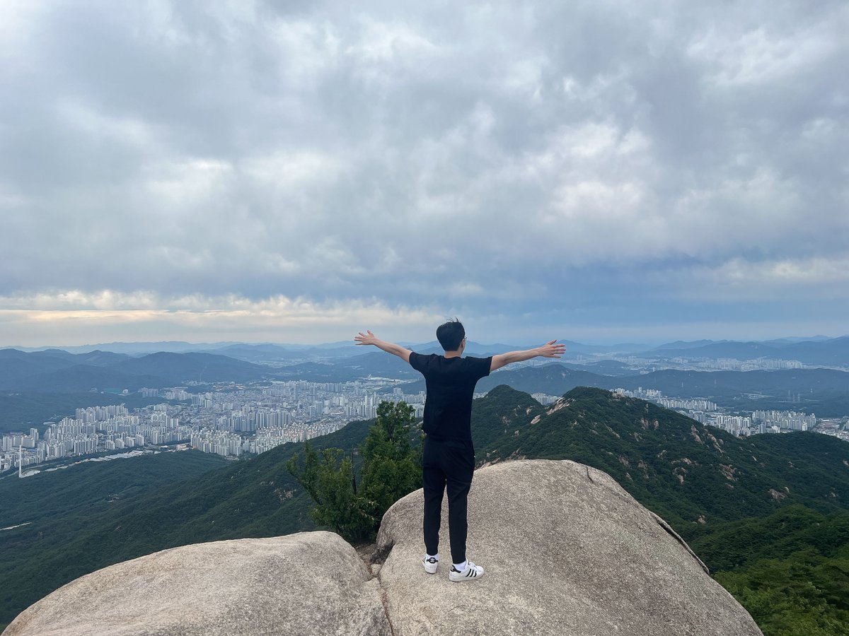 I conquered another mountain after a long time.
