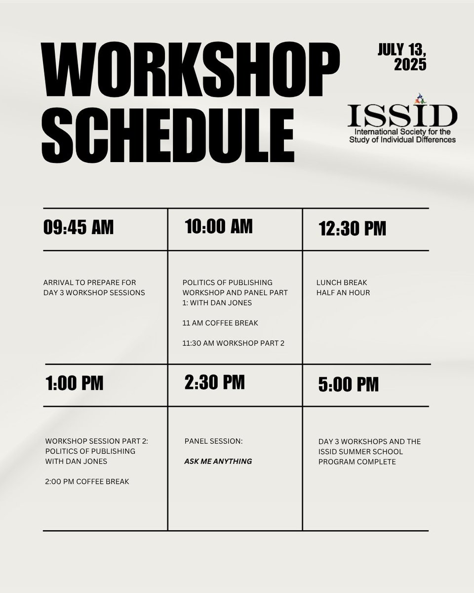 ISSIDOfficial's tweet photo. Guess what?! Our ISSID Summer School schedule is out!
Haven't registered but would like to join us? Register here: https://t.co/TBjI8UPumk https://t.co/PnVLZR56vR