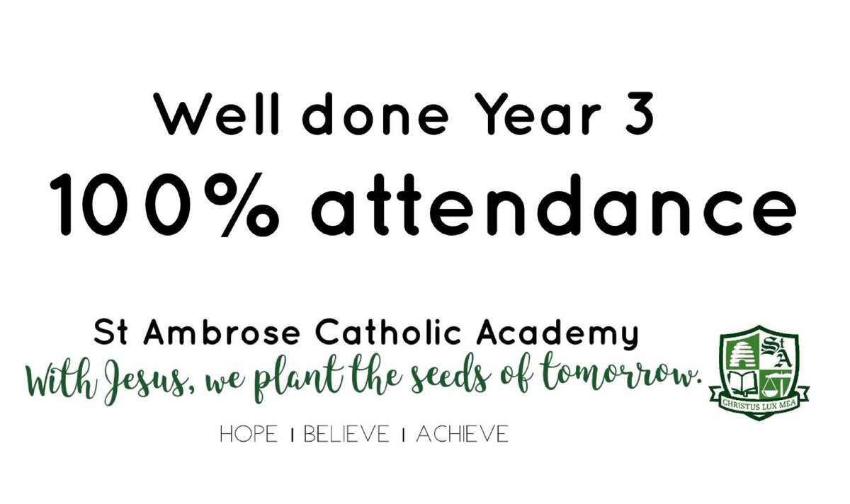 Day 2 of 100% with no lost learning. Well done everyone 👏 #AttendanceMatters