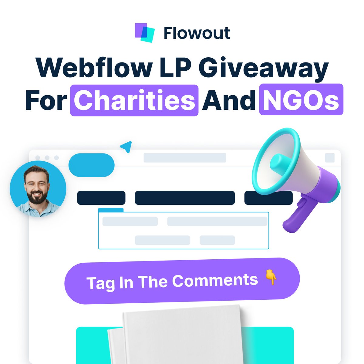 Landing page giveaway for NGOs / charities 🚨

Too many incredible orgs are out there doing good, yet their websites or donation pages are outdated.

We're changing that👇

flowout.com/lp-giveaway

1️⃣ Nominate &amp; tag an NGO / charity
2️⃣ Voting opens July 1st