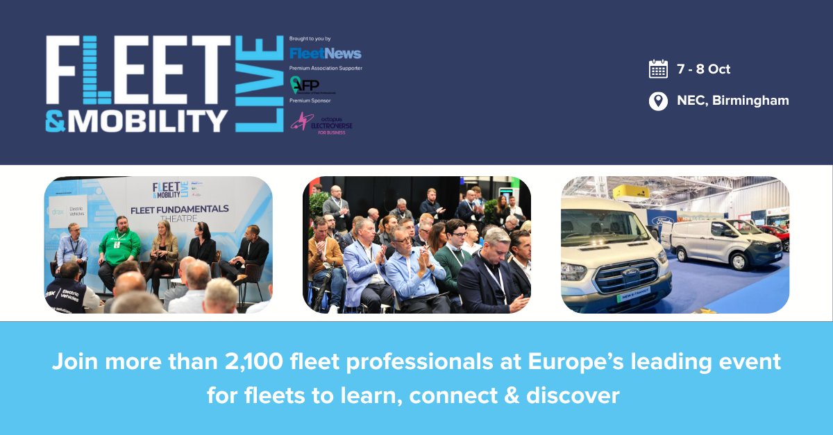 #FleetandMobilityLive is where fleet pros solve challenges, explore strategy &amp; test new tech. 

61 leading speakers, 100+ exhibitors, 2100+ peers, all free. Don’t miss it!

👉 Register now: ow.ly/7rXx50WfoQK