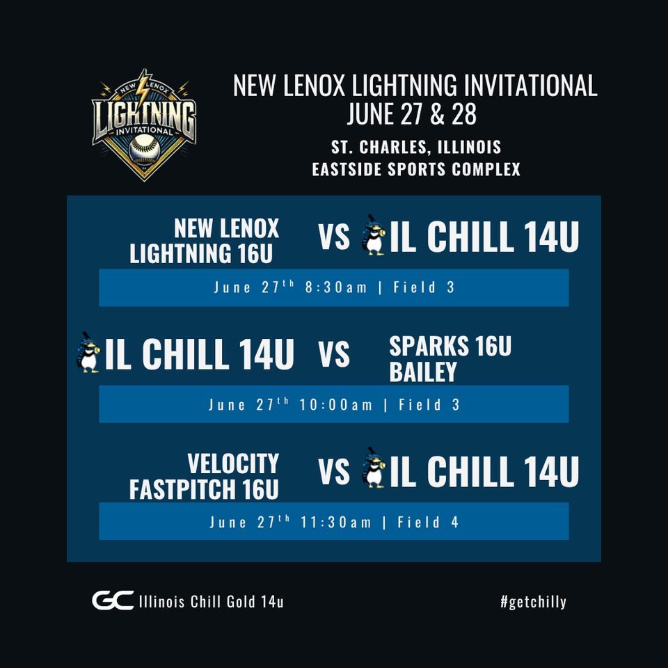 Lily Perocho 2028 (@lilyperocho2028) on Twitter photo Schedule drop for the weekend…⬇️
<a href="/ILChillGold/">Chill Gold Softball</a> <a href="/BadgerHealy/">BadgerCoachHealy</a> <a href="/UKCoachLawson/">Rachel Lawson</a> <a href="/UKCoachHimes/">Kristine Himes</a> Schedule drop for the weekend…⬇️
<a href="/ILChillGold/">Chill Gold Softball</a> <a href="/BadgerHealy/">BadgerCoachHealy</a> <a href="/UKCoachLawson/">Rachel Lawson</a> <a href="/UKCoachHimes/">Kristine Himes</a>
