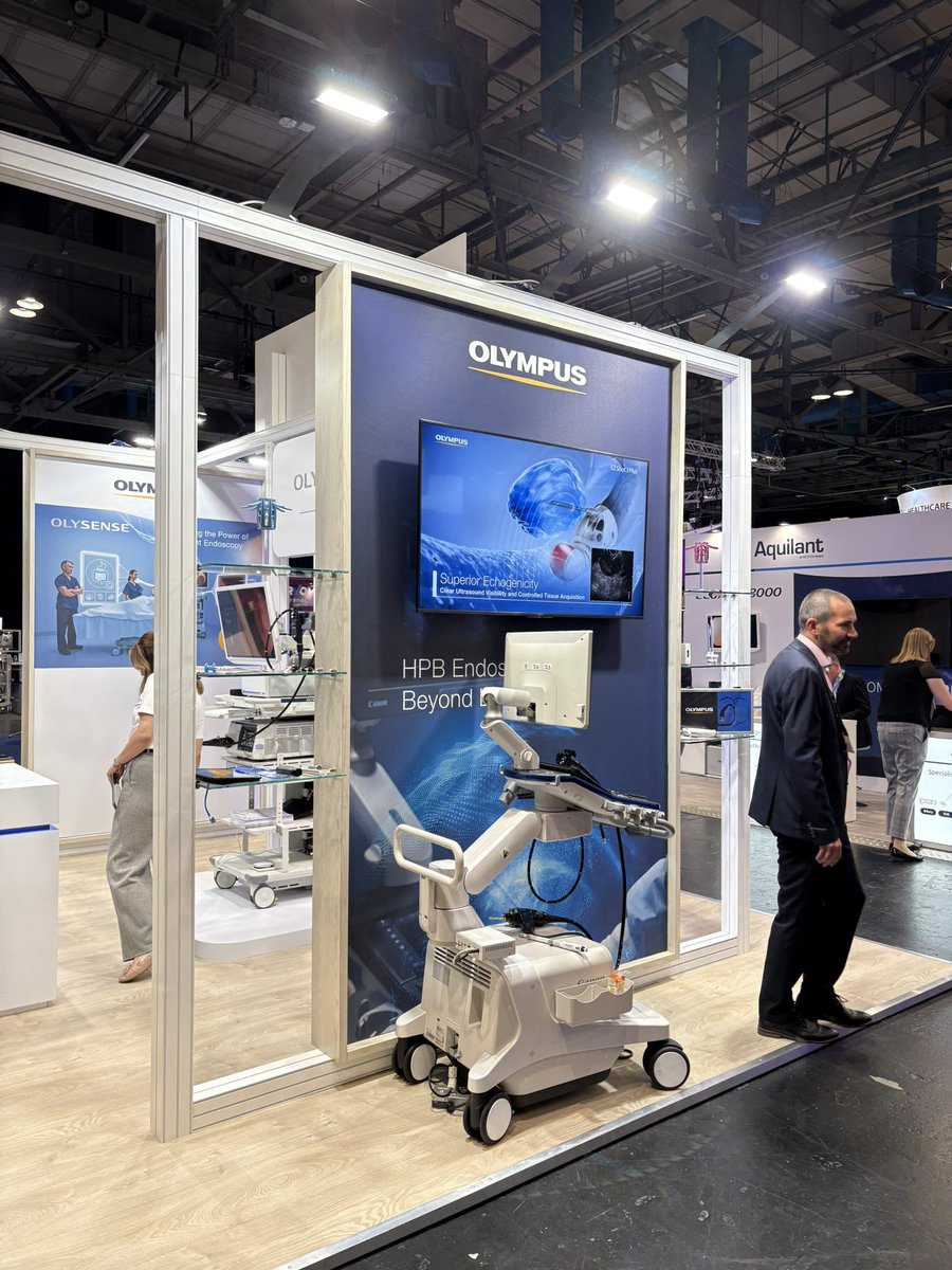 AlexHalesET's tweet photo. Pleasure to be a part of #bsglive25. Come across to the @OlympusMedUKIE booth to learn more about our Endoscopy offerings and share your thoughts of what Endoscopy might look like in the future... #endoscopy #endotherapy #olympus https://t.co/nlIPw5OShZ