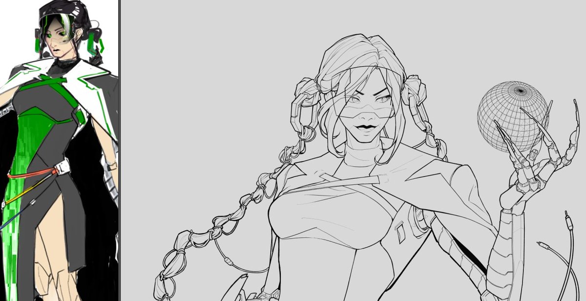 taku_tron's tweet image. IM BAAAAACK  let&apos;s get this com piece finished! 
twitch.tv/takutron
#livenow #artstream
