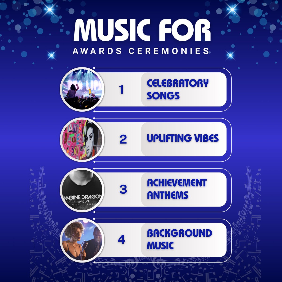 Want to elevate your #awards ceremony? Don't underestimate the impact of music! 🎵
Head over to <a href="/Spotify/">Spotify</a> to discover our ultimate #awardsceremony #playlist!

￼