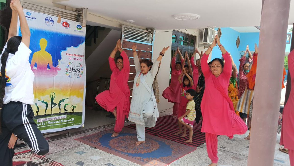 On International Yoga Day 2025, we embraced the theme “Yoga for One Earth, One Health” with collective enthusiasm across Sirmaur, Himachal Pradesh with support from Mankind Pharma Limited. As part of the Strengthening of Primary Healthcare project in collaboration with Mankind