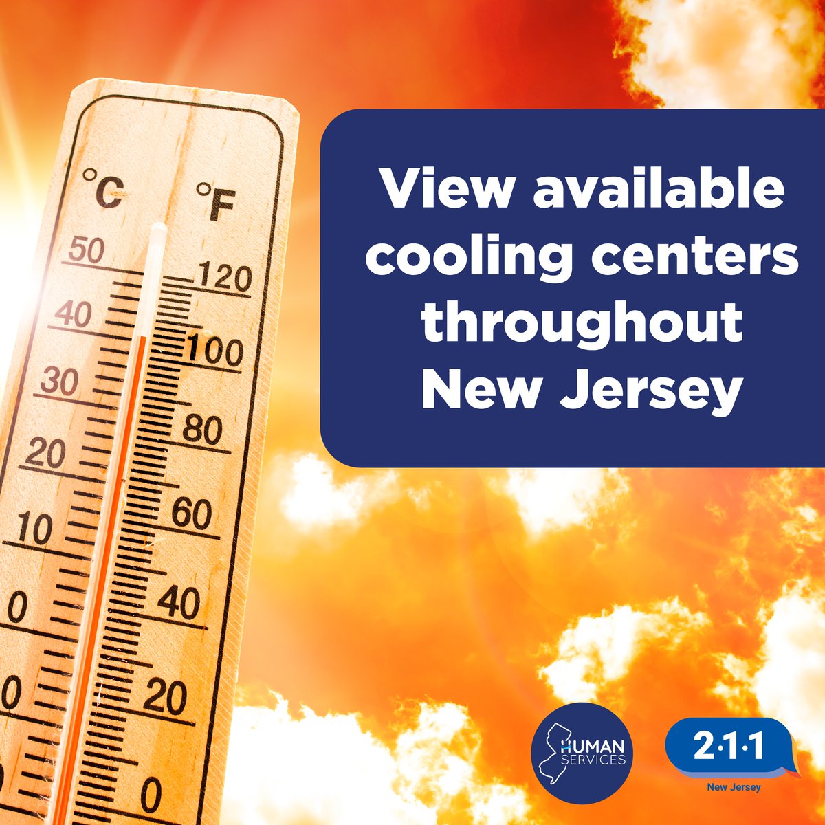 ❄️Need A Cooling Center?
🌡️☀️Today's oppressive heat will feel 100+ degrees!
NJ 211 is a great resource for cooling center location information throughout New Jersey.
🔎 Visit their website for a location in your town.
💻 nj211.org/nj-cooling-cen…