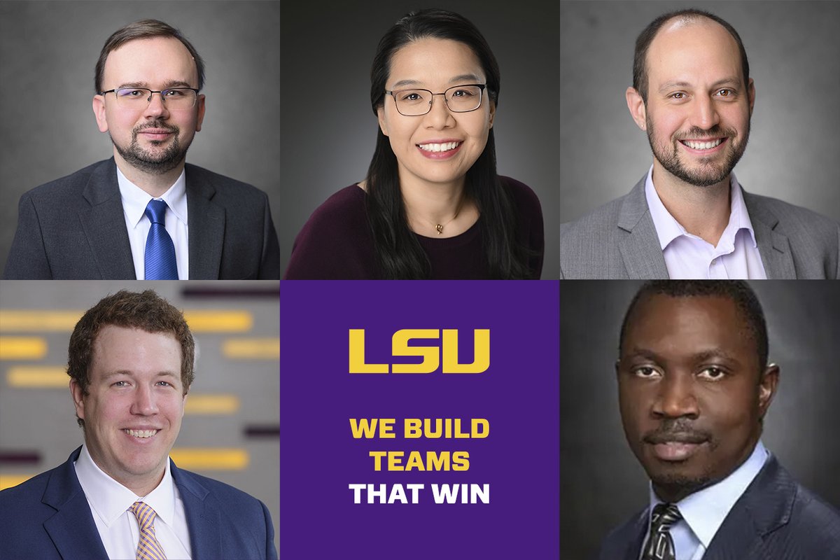 LSUResearch's tweet image. From finding new ways to convert waste heat into electricity to understanding how proteins and sugars interact in plant cells—meet the 5 #LSU researchers winning @NSF CAREER awards this year: lsu.edu/blog/2025/06/n…
#WBTTW #ScholarshipFirst @LSUEngineering @lsuscience @LSU_MNS