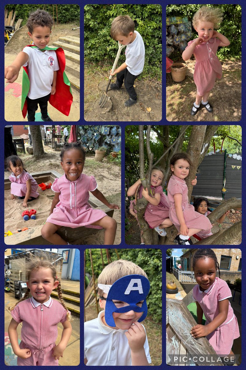 Our Nursery children had a wonderful time exploring the Reception outdoor space today, getting ready for their next big step!