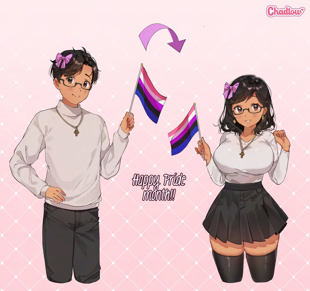 Happy Pride Month! Here is a YCH commission for the awesome TGCapsCenter!

(Please stay tuned for a variation as well~)