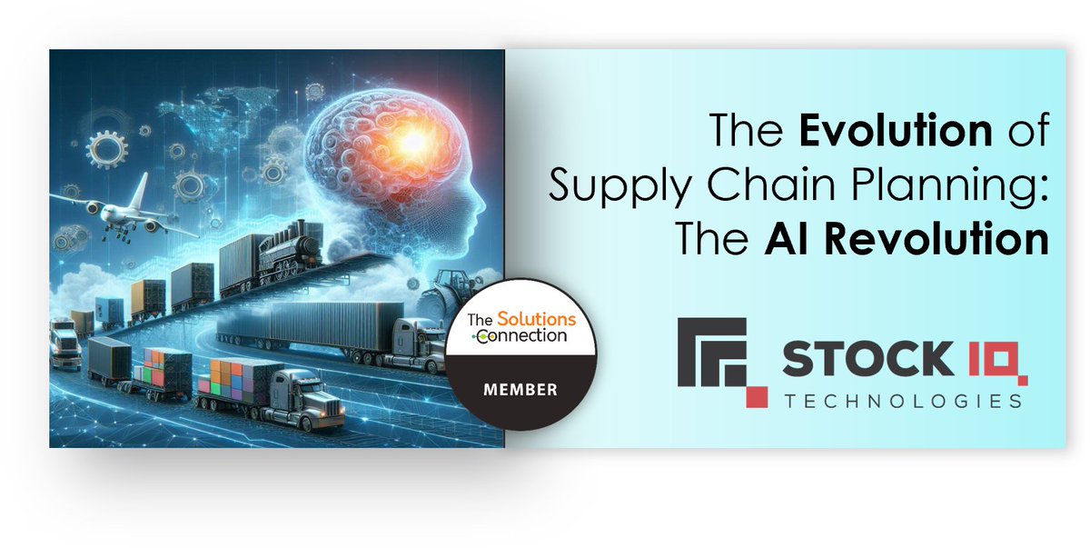 Gone are the days of simple supply chain processes. With a complex, interconnected system the future is AI and machine learning (ML)! 

<a href="/StockIQTech/">StockIQ</a> shows you how these tools are proliferating and revolutionizing the supply chain evolution here: bit.ly/3WUUPFB