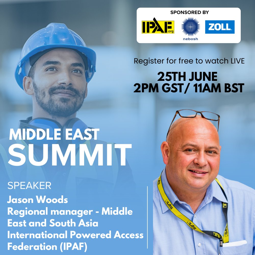 ⏰ Less than 24 hours to go...  

Speaker feature: Jason will be covering our agenda topic 3 - Managing risk at scale: Health and safety in Middle East mega projects.  

REGISTER >> hsei.wavecast.io/health-safety-…