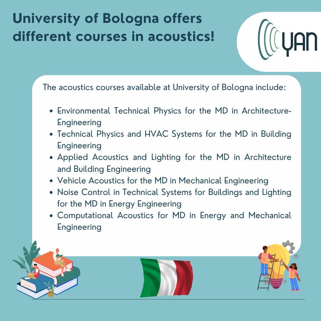 Ep. 4 of our European Laboratories Tour: The Applied Acoustics Lab from University of Bologna. Do you known (or are part of) another acoustic laboratory? Do you think other people may benefit from get to know the place better? Let us know! #YAN #acoustics #research #europe