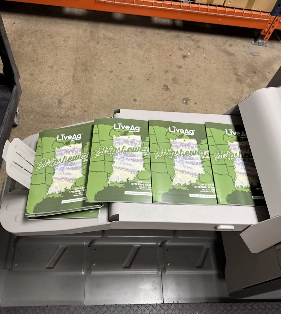 live_ag_auction's tweet photo. 📣 CATALOG ALERT: The June 26 Video Auction catalog is live! 15,000+ head sell this Thursday from Shipshewana, IN.
🎥 Browse lots + register: https://t.co/2L9eQFkbCK
🖨️ Print version: https://t.co/fT2PE1gN3h
#LiveAg #WeLiveIt https://t.co/yagwC7yEy8