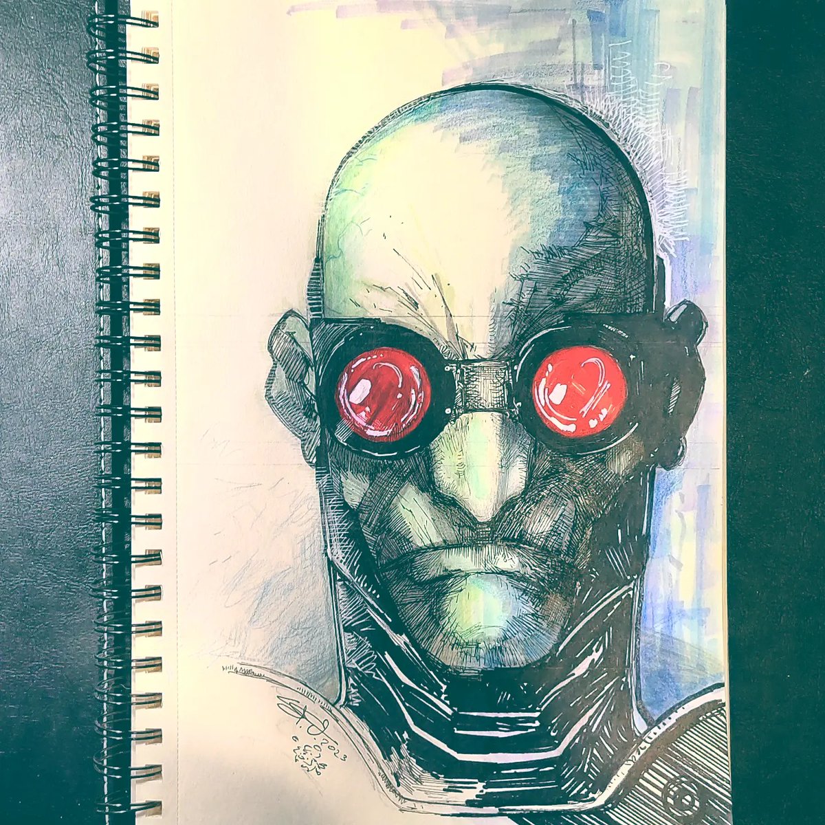 TheSaintYak's tweet image. Victor Freeze. Not #absolute but still. 
#mrfreeze #dccomics #Batman #AllInDC #traditionalart