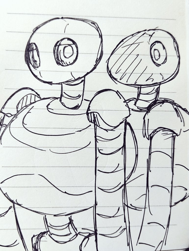Vont_RozBiglov's tweet photo. 落書き　ロズとツギハギkawaiine
#thewildrobot #roz #rummage https://t.co/OO1JXW03HY