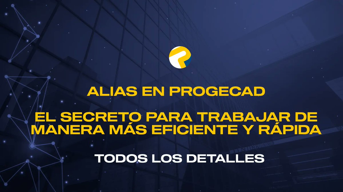 🔧 ¿Sabías que puedes ahorrar minutos valiosos cada hora?

📌 Personaliza tus alias de comando y trabaja más rápido:
✅ Atajos a tu medida
✅ Comandos más ágiles
✅ Configuración portable

🔗 Más info: 
👉🏽dsctandem.com/progecad/2025/…
#progeCAD #CAD #Alias