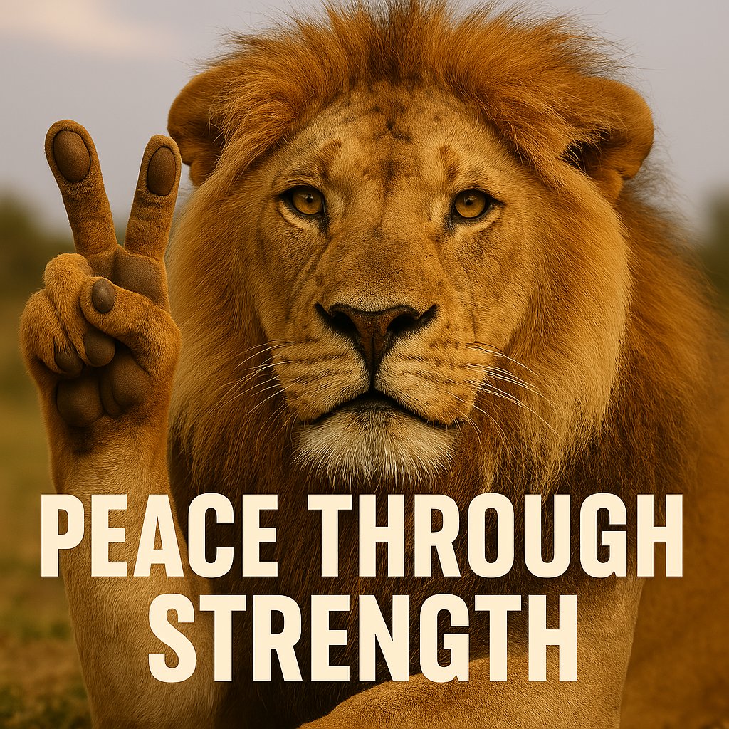 Good morning. Wishing for world peace....☮️❤️#PeaceThroughStrength #WorldPeace #Lion #CROFam