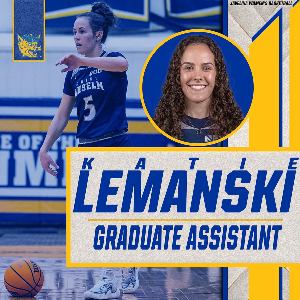 Welcome to the Ville!

We are excited to announce the addition of Katie Lemanski to the coaching staff as a Graduate Assistant!

#javCOURAGE