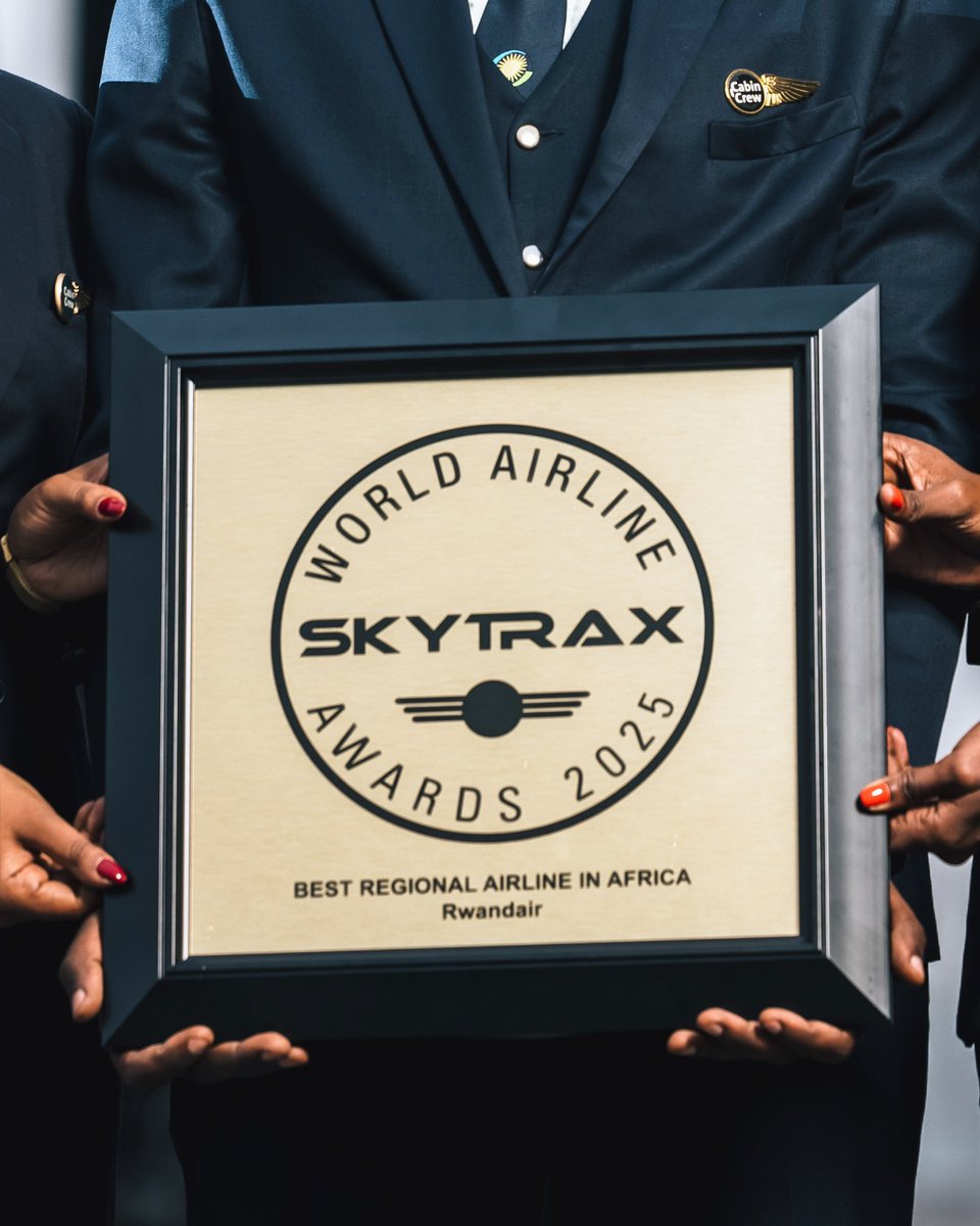 Another one for the wall! 

Proudly adding the 2025 Skytrax Best Regional Airline in Africa award to our growing collection. 

Here’s to the passengers who make it all possible!

#FlyTheDreamOfAfrica #Skytrax2025
