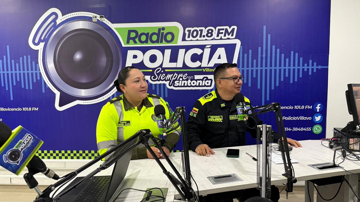 #DeInterés 

En el Magacín de la mañana de la #RadioPolicía1018FM, dialogamos con la señora Capitán Adriana Olaya Bello, jefe (E) de la Seccional de Tránsito y Transporte del Meta, quien dió a conocer el  balance de movilidad durante el puente festivo de #CorpusChristi. #767