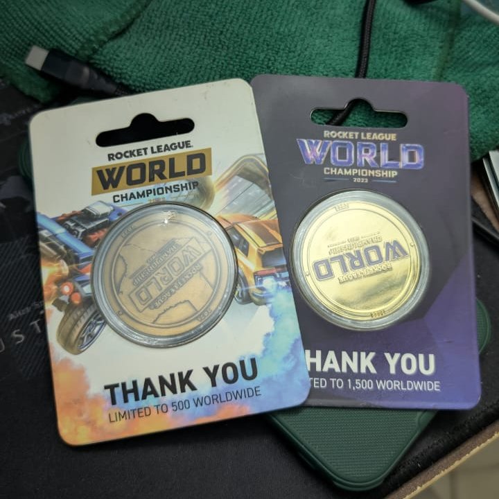 Took me long enough but I finally have the RLCS Coins from 2022 and 2023. Thanks to <a href="/notblondemonkey/">Ben Hurst</a> &amp; <a href="/tinyterry97/">™Terrance</a>