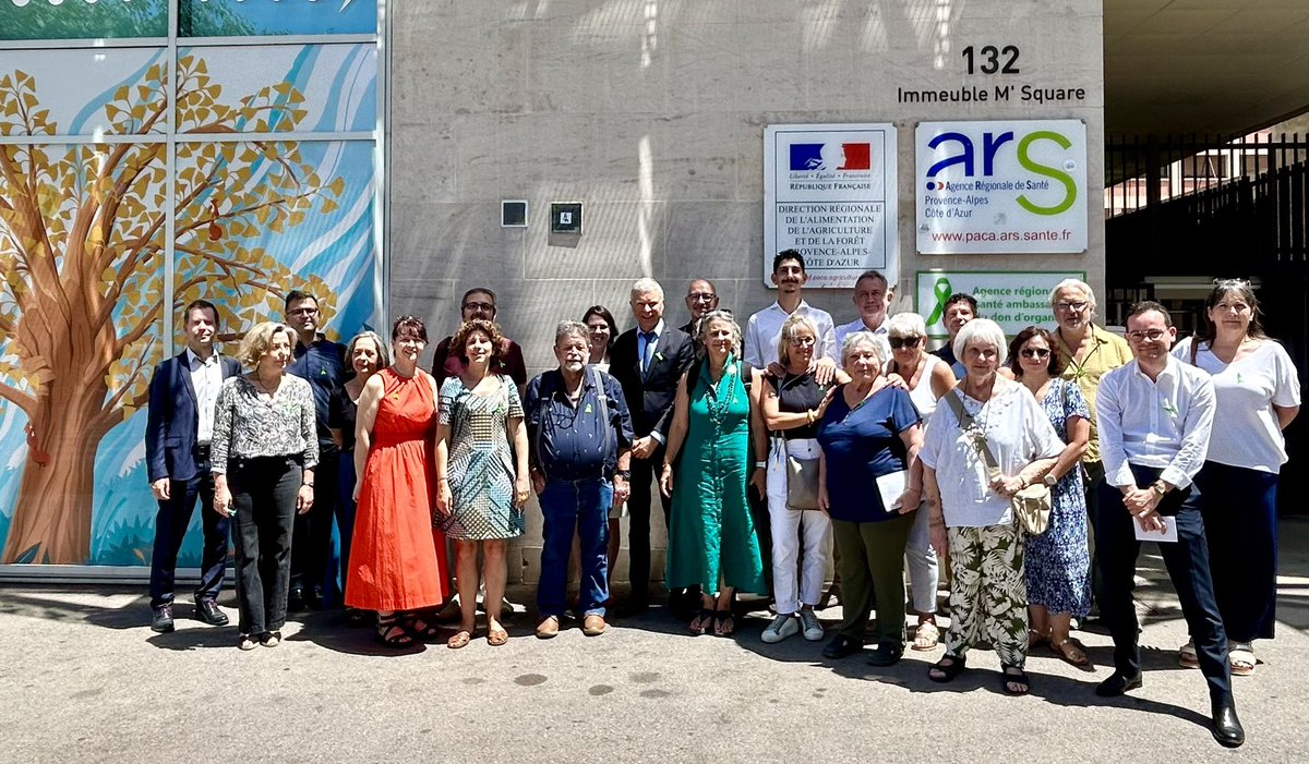 Yann Bubien (@yannbubien) on Twitter photo Signature de la Charte « Don dâorganes » par lâ<a href="/ARSPaca/">ARS Paca</a> aujourdâhui Ă #Marseille avec <a href="/FranceRein/">France Rein</a> <a href="/aphm_actu/">AP-HM - HĂŽpitaux Universitaires de Marseille</a> : en parler autour de soi ! <a href="/ag_biomedecine/">Agence de la biomĂ©decine</a> <a href="/MarineJeantet/">Marine Jeantet</a> <a href="/Sante_Gouv/">MinistĂšre de la SantĂ© et de l'AccĂšs aux soins</a> Signature de la Charte « Don dâorganes » par lâ<a href="/ARSPaca/">ARS Paca</a> aujourdâhui Ă #Marseille avec <a href="/FranceRein/">France Rein</a> <a href="/aphm_actu/">AP-HM - HĂŽpitaux Universitaires de Marseille</a> : en parler autour de soi ! <a href="/ag_biomedecine/">Agence de la biomĂ©decine</a> <a href="/MarineJeantet/">Marine Jeantet</a> <a href="/Sante_Gouv/">MinistĂšre de la SantĂ© et de l'AccĂšs aux soins</a>