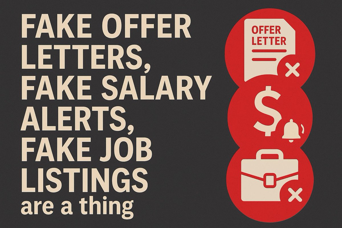 AvantTechNg's tweet photo. Don't Fall Victim

1.5M for a Graphics Designer role in Lagos? 😫

Identify fake jobs easily

Read here: https://t.co/G21UxRJn5C

https://t.co/znGaG0TdmR

#avanttech #avanttechnigeria https://t.co/y5ISEYbHus