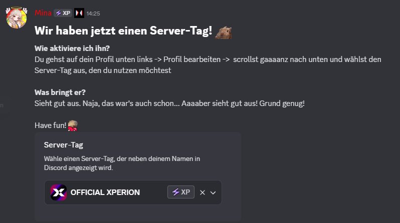Wir haben jetzt auch so einen pretty Server-Tag 👉👈