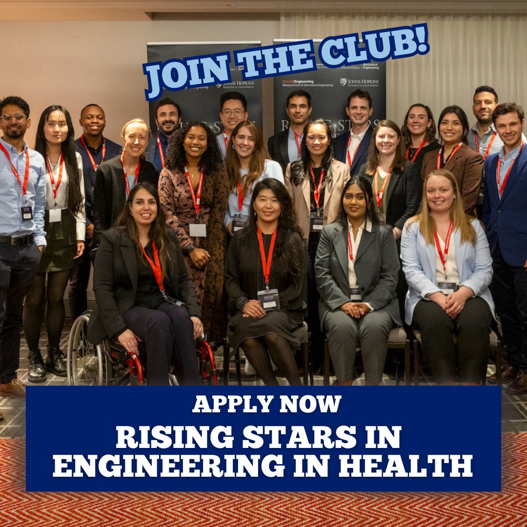 ColumbiaBME's tweet image. 🚨APPLICATIONS CLOSE SOON🚨
Don't forget! Applications for our 2025 Rising Stars Engineering in Health Workshop close July 1! Click here to apply 👉 bit.ly/3Rjb5fM