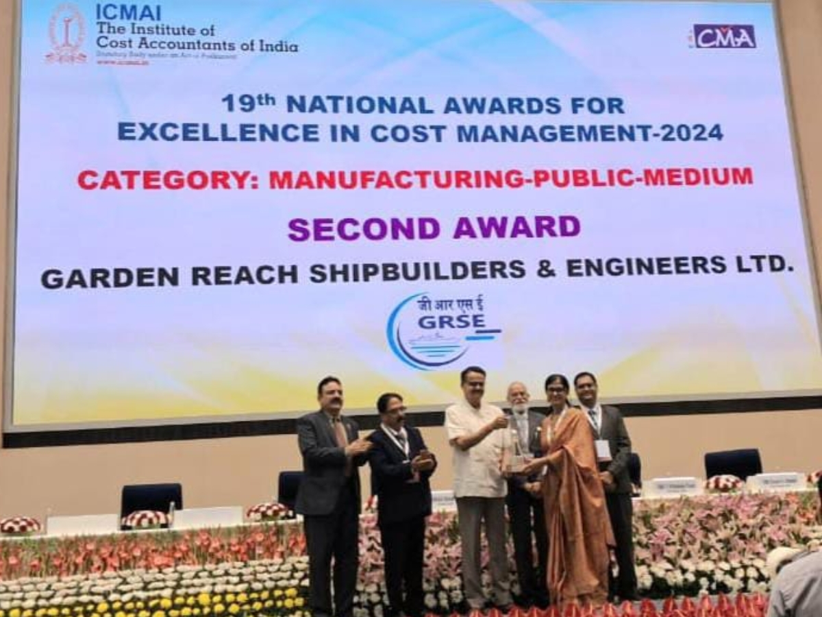 PSU Connect (@psuconnect) on Twitter photo GRSE Honoured with Prestigious National Award for Excellence in Cost Management by ICMAI...
Read here-👇
psuconnect.in/award/grse-hon…
#GRSEExcellence #CostManagementAward #FinancialTransparency #StrategicResourceManagement #KolkataPride <a href="/OfficialGRSE/">GRSE - Garden Reach Shipbuilders & Engineers Ltd</a> GRSE Honoured with Prestigious National Award for Excellence in Cost Management by ICMAI...
Read here-👇
psuconnect.in/award/grse-hon…
#GRSEExcellence #CostManagementAward #FinancialTransparency #StrategicResourceManagement #KolkataPride <a href="/OfficialGRSE/">GRSE - Garden Reach Shipbuilders & Engineers Ltd</a>