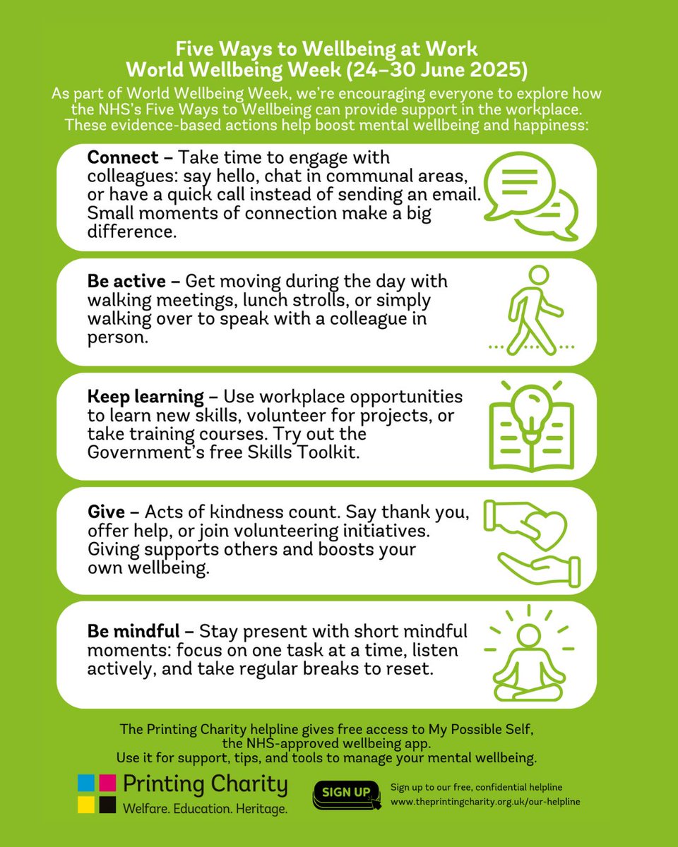 This week, we celebrate the power of balance, health, and happiness. Here's to prioritising wellbeing — every day. 🌿 

#WorldWellbeingWeek