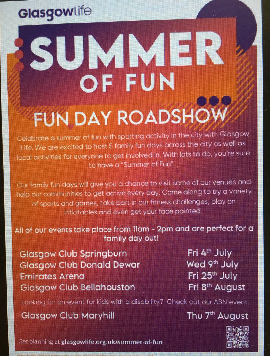 ASGSpringburn's tweet image. Fun Roadshows during the summer with something for all....@BalornockPS @BarmullochP @BalornockPsPC @ChirnsydePS @Chirnsydeparent @Elmvaleprimary @MiltonbankP @saracenprimary @springburnacad @SpringburnPE @P7Transition @SpringburnAPC