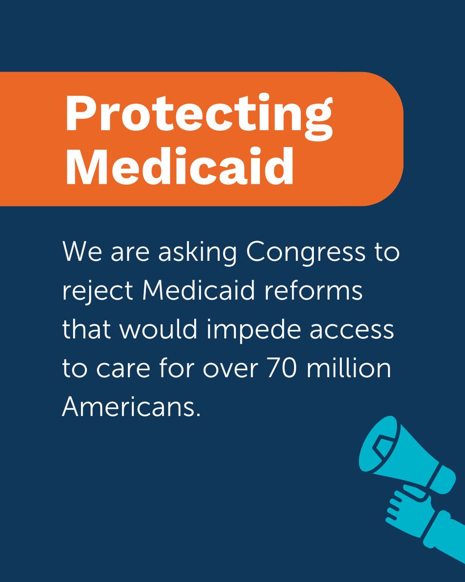 The #Medicaid program provides care for millions of patients and families. Medicaid cuts will: 
➡️ Worsen our nation’s health outcomes 
➡️ Increase health care costs  
➡️ Lead to practice closures and restrict access to care  
That’s why <a href="/aafp/">AAFP</a> members are on Capitol Hill today